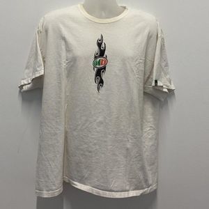 Vintage Mountain Dew White T-Shirt Size XL